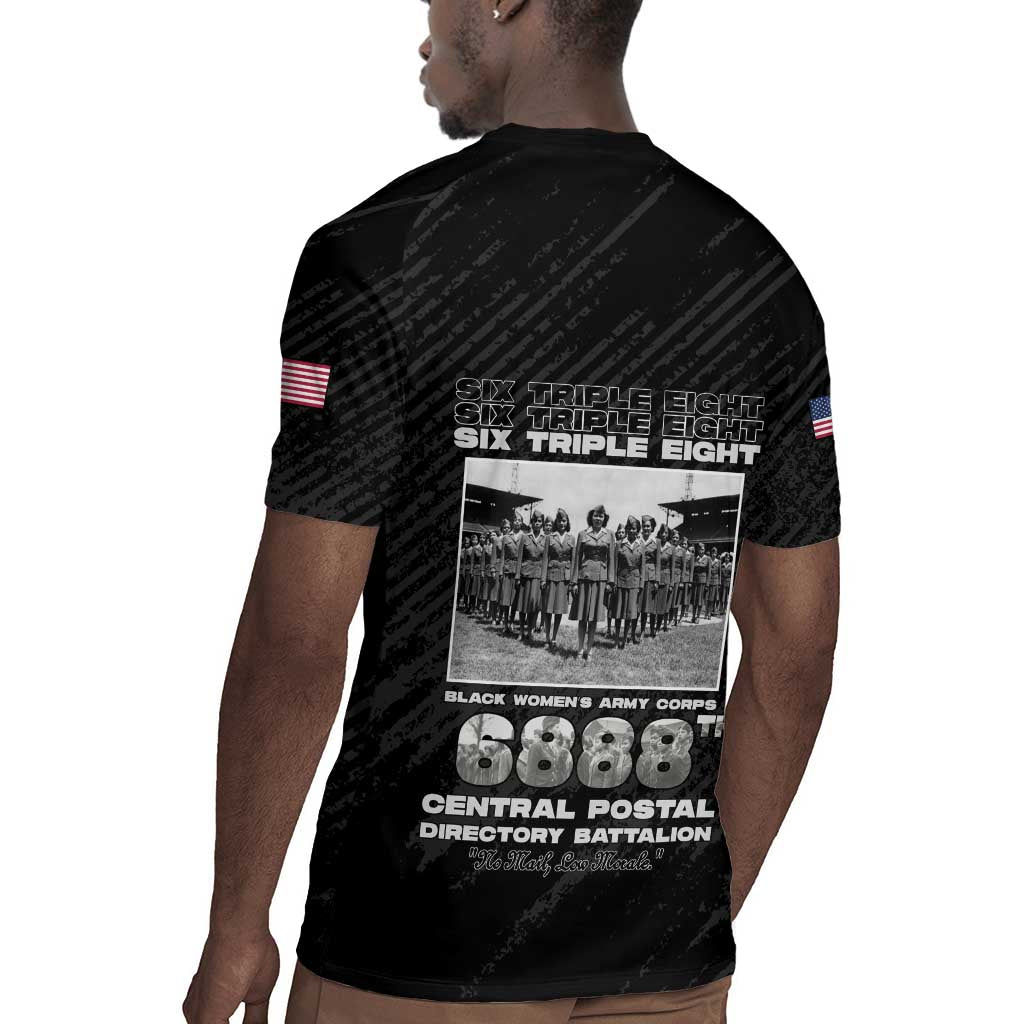6888th Central Postal Directory Battalion Rugby Jersey Six Triple Eight