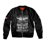 6888th Central Postal Directory Battalion Sleeve Zip Bomber Jacket Six Triple Eight