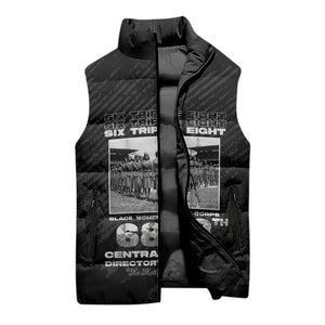 6888th Central Postal Directory Battalion Sleeveless Puffer Jacket Six Triple Eight