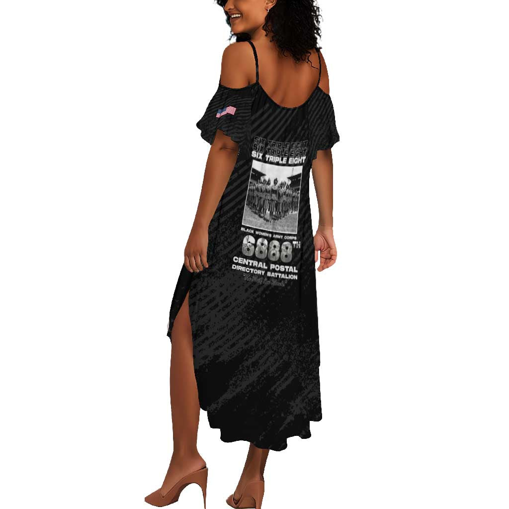 6888th Central Postal Directory Battalion Summer Maxi Dress Six Triple Eight