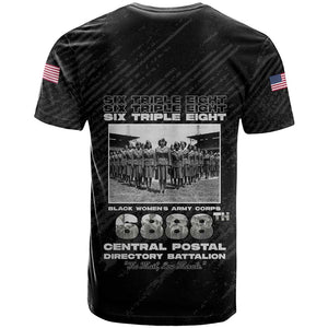6888th Central Postal Directory Battalion T shirt Six Triple Eight