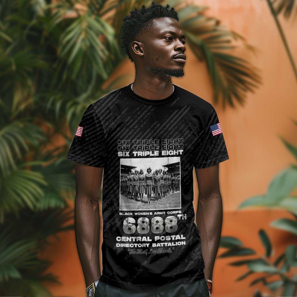 6888th Central Postal Directory Battalion T shirt Six Triple Eight