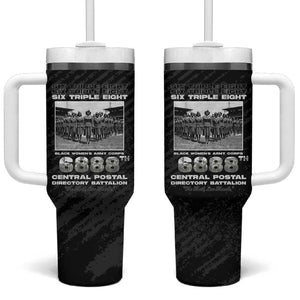 6888th Central Postal Directory Battalion Tumbler With Handle Six Triple Eight