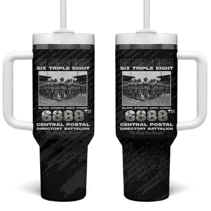 6888th Central Postal Directory Battalion Tumbler With Handle Six Triple Eight