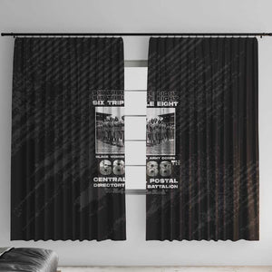 6888th Central Postal Directory Battalion Window Curtain Six Triple Eight