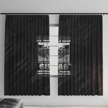 6888th Central Postal Directory Battalion Window Curtain Six Triple Eight