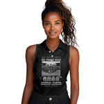 6888th Central Postal Directory Battalion Women Sleeveless Polo Shirt Six Triple Eight