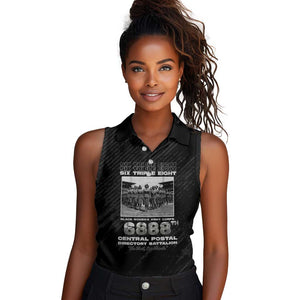 6888th Central Postal Directory Battalion Women Sleeveless Polo Shirt Six Triple Eight