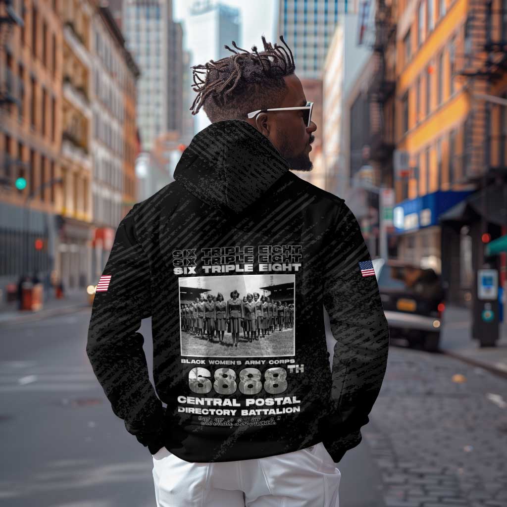 6888th Central Postal Directory Battalion Zip Hoodie Six Triple Eight