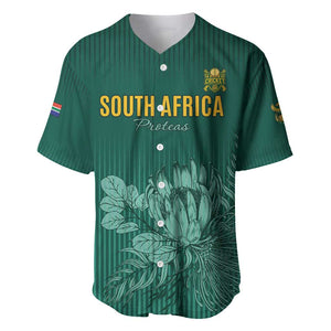 Custom South Africa Cricket Baseball Jersey Come On Proteas
