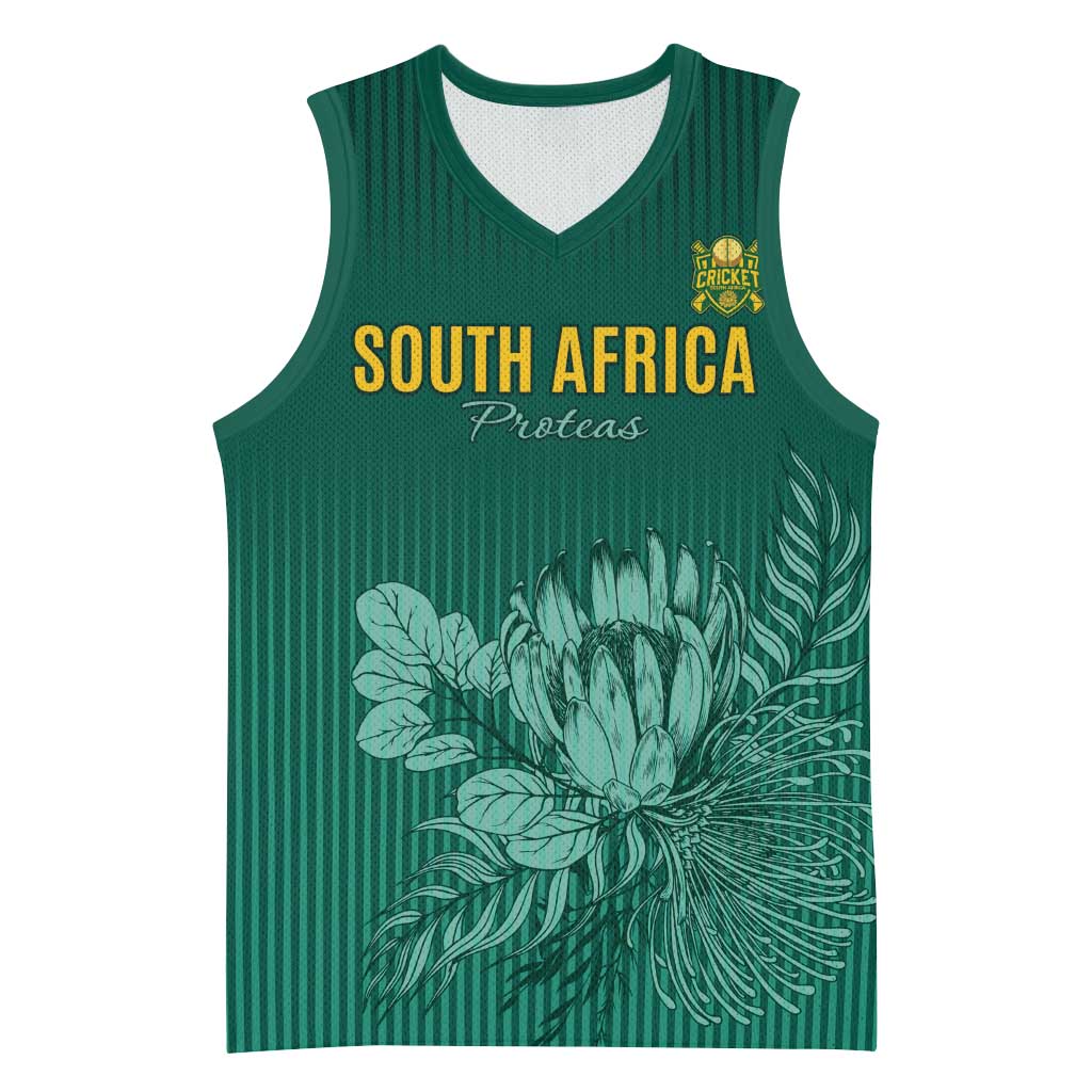 Custom South Africa Cricket Basketball Jersey Come On Proteas LT15