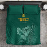 Custom South Africa Cricket Bedding Set Come On Proteas