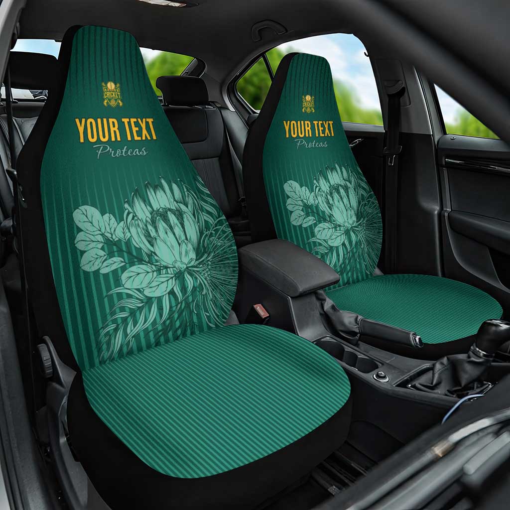 Custom South Africa Cricket Car Seat Cover Come On Proteas