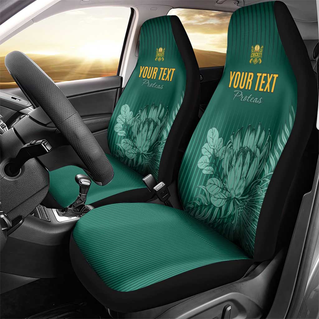 Custom South Africa Cricket Car Seat Cover Come On Proteas