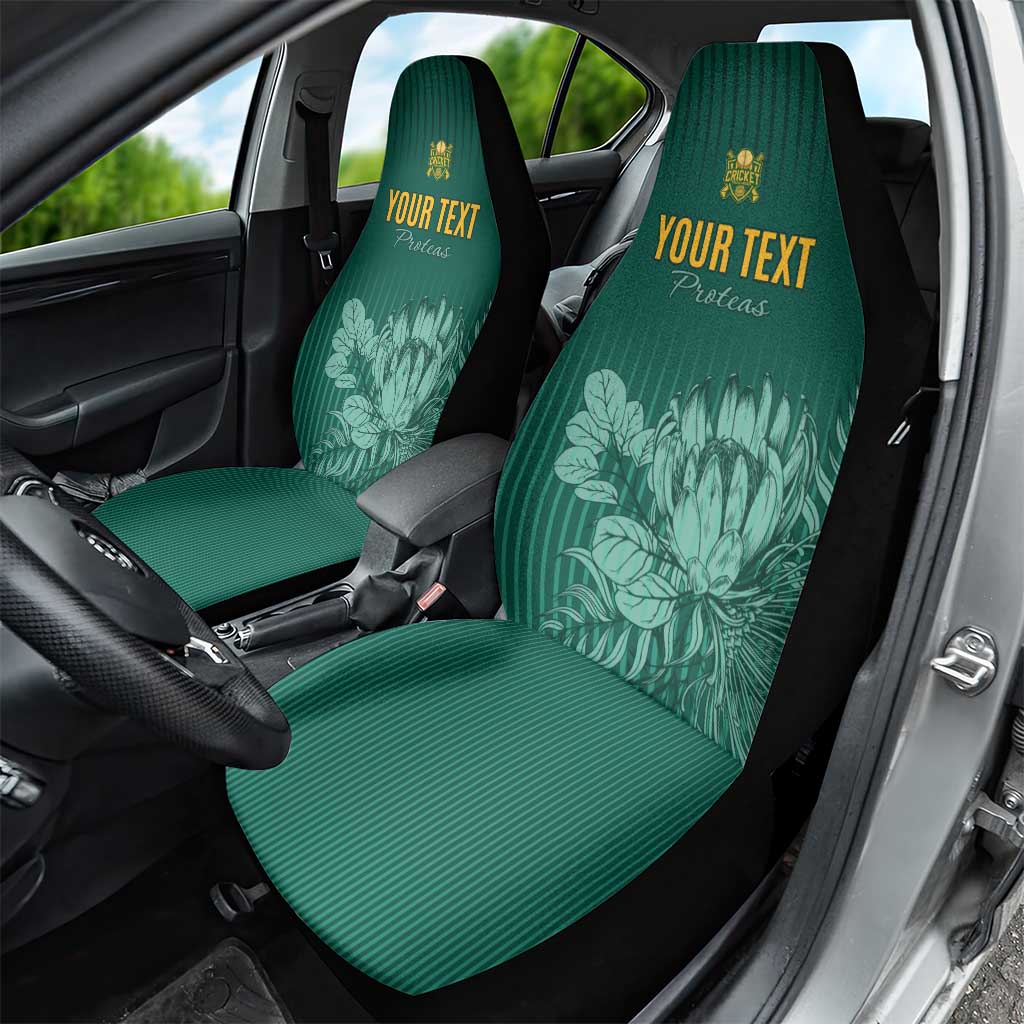 Custom South Africa Cricket Car Seat Cover Come On Proteas