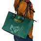 Custom South Africa Cricket Leather Tote Bag Come On Proteas