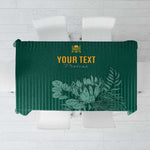 Custom South Africa Cricket Tablecloth Come On Proteas