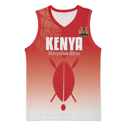 Kenya Football Custom Basketball Jersey Go Harambee Stars Go LT15
