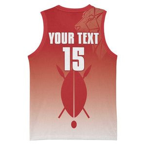 Kenya Football Custom Basketball Jersey Go Harambee Stars Go LT15
