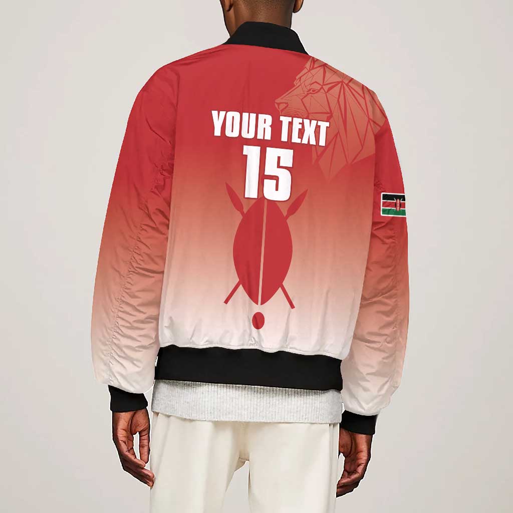 Kenya Football Custom Bomber Jacket Go Harambee Stars Go