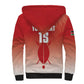 Kenya Football Custom Sherpa Hoodie Go Harambee Stars Go