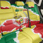 Custom Senegal Beach Soccer 2025 Back Car Seat Cover Go Champions - Grunge Style