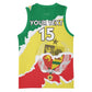 Custom Senegal Beach Soccer 2025 Basketball Jersey Go Champions - Grunge Style LT15