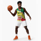 Custom Senegal Beach Soccer 2025 Basketball Jersey Go Champions - Grunge Style LT15
