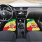 Custom Senegal Beach Soccer 2025 Car Mats Go Champions - Grunge Style