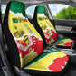 Custom Senegal Beach Soccer 2025 Car Seat Cover Go Champions - Grunge Style