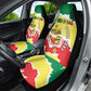 Custom Senegal Beach Soccer 2025 Car Seat Cover Go Champions - Grunge Style