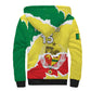 Custom Senegal Beach Soccer 2025 Sherpa Hoodie Go Champions - Grunge Style