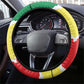 Senegal Beach Soccer 2025 Steering Wheel Cover Go Champions - Grunge Style