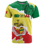 Custom Senegal Beach Soccer 2025 T shirt Go Champions - Grunge Style