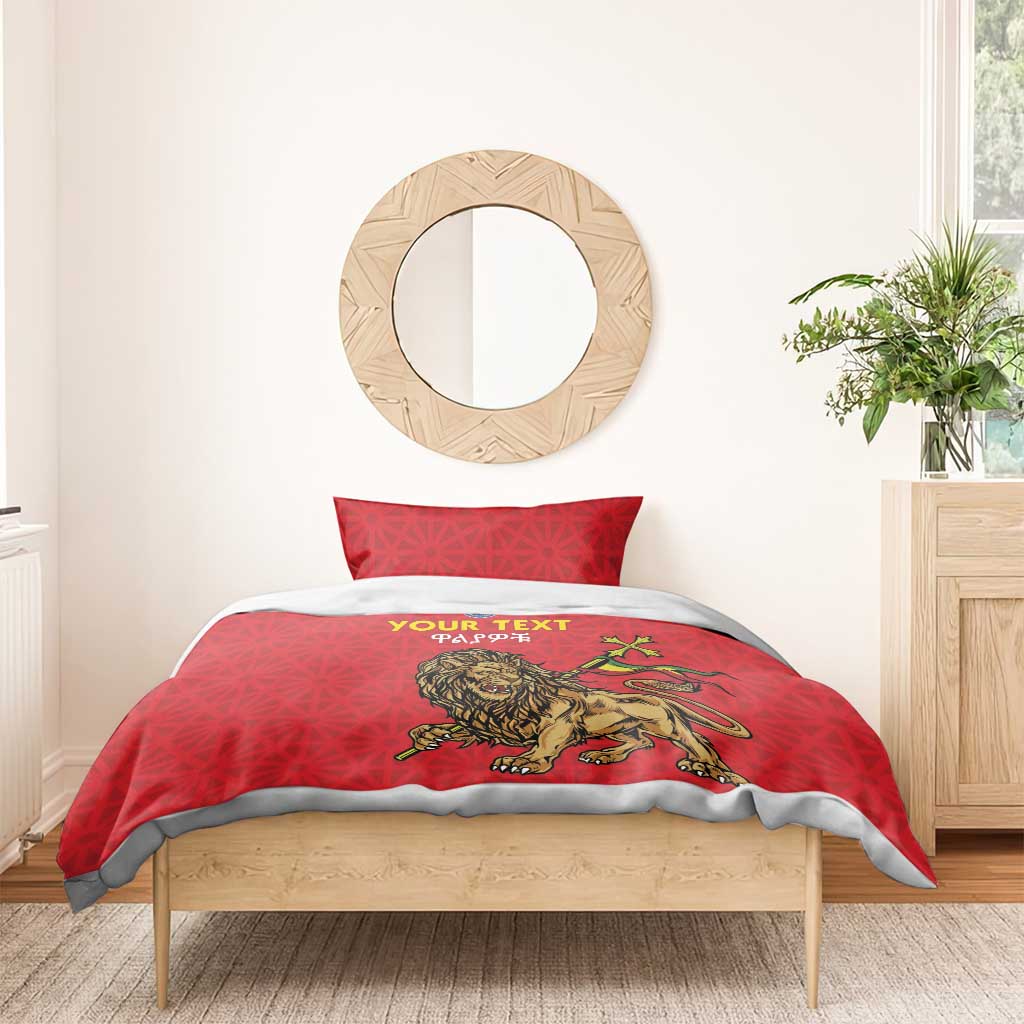 Custom Ethiopia Football Bedding Set Go Champions