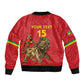Custom Ethiopia Football Bomber Jacket Go Champions