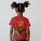 Custom Ethiopia Football Kid T shirt Go Champions
