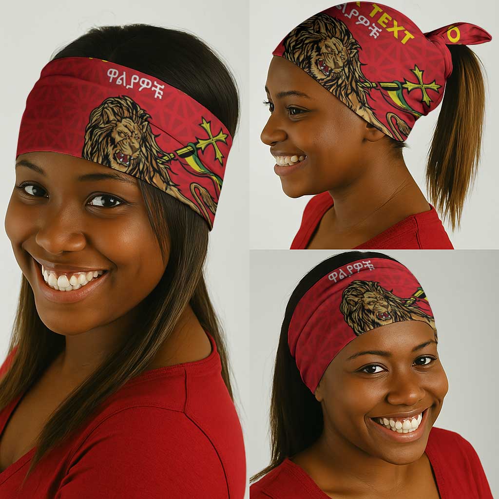 Custom Ethiopia Football Neck Gaiter Go Champions LT15