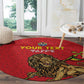 Custom Ethiopia Football Round Carpet Go Champions
