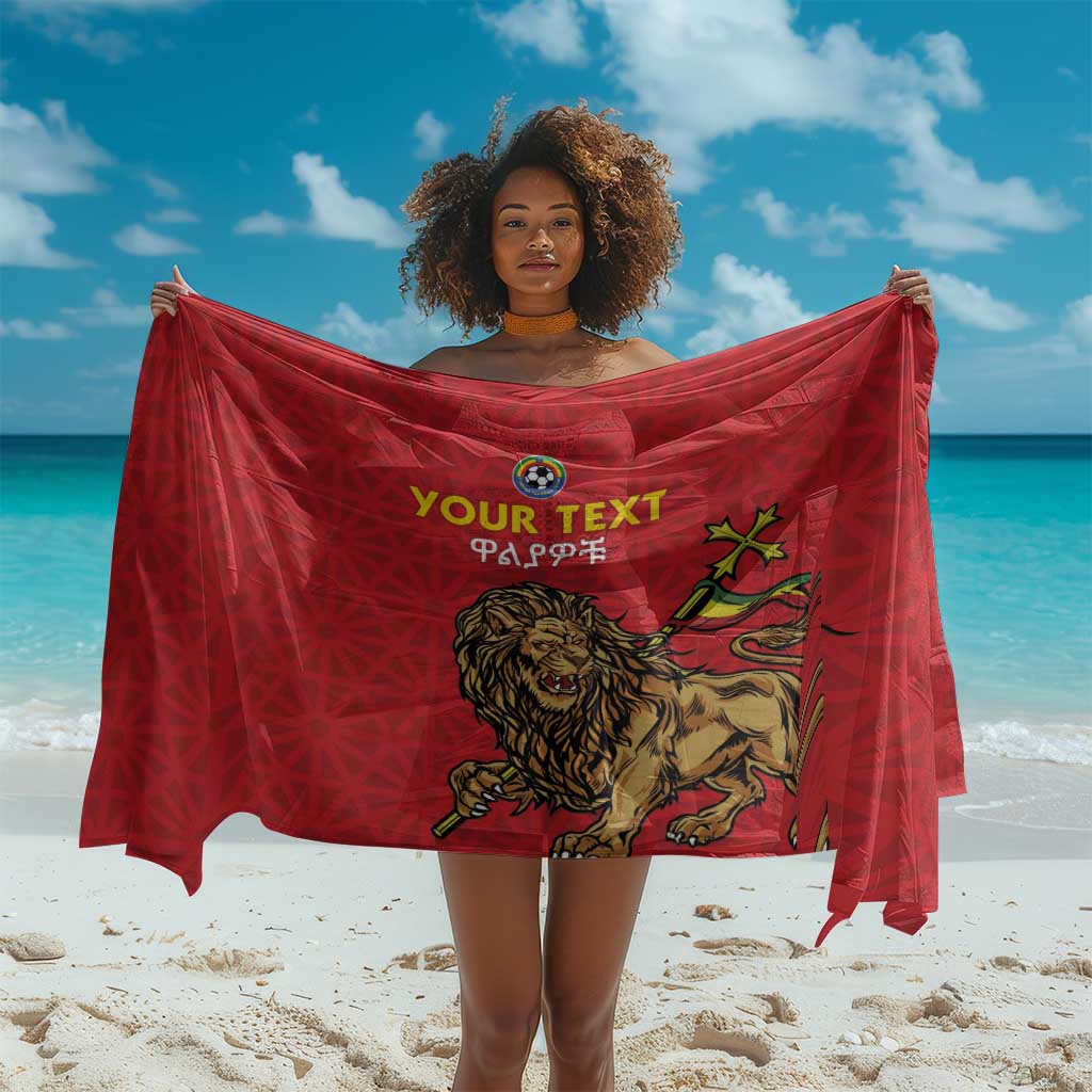Custom Ethiopia Football Sarong Go Champions