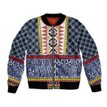 Toghu Bamenda Bomber Jacket Cameroon Traditional Pattern