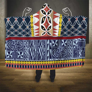 Toghu Bamenda Hooded Blanket Cameroon Traditional Pattern