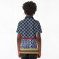 Toghu Bamenda Kid Polo Shirt Cameroon Traditional Pattern
