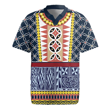 Toghu Bamenda Rugby Jersey Cameroon Traditional Pattern