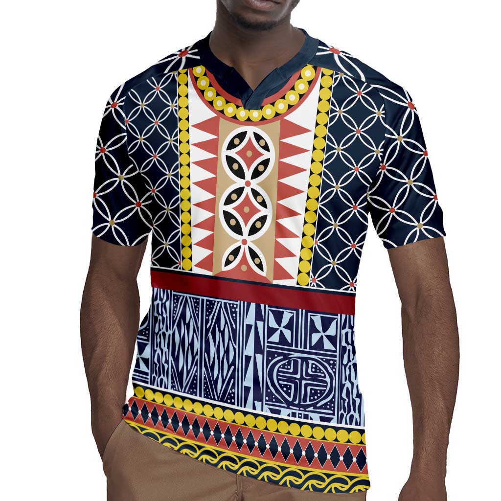 Toghu Bamenda Rugby Jersey Cameroon Traditional Pattern