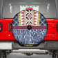 Toghu Bamenda Spare Tire Cover Cameroon Traditional Pattern