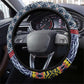 Toghu Bamenda Steering Wheel Cover Cameroon Traditional Pattern