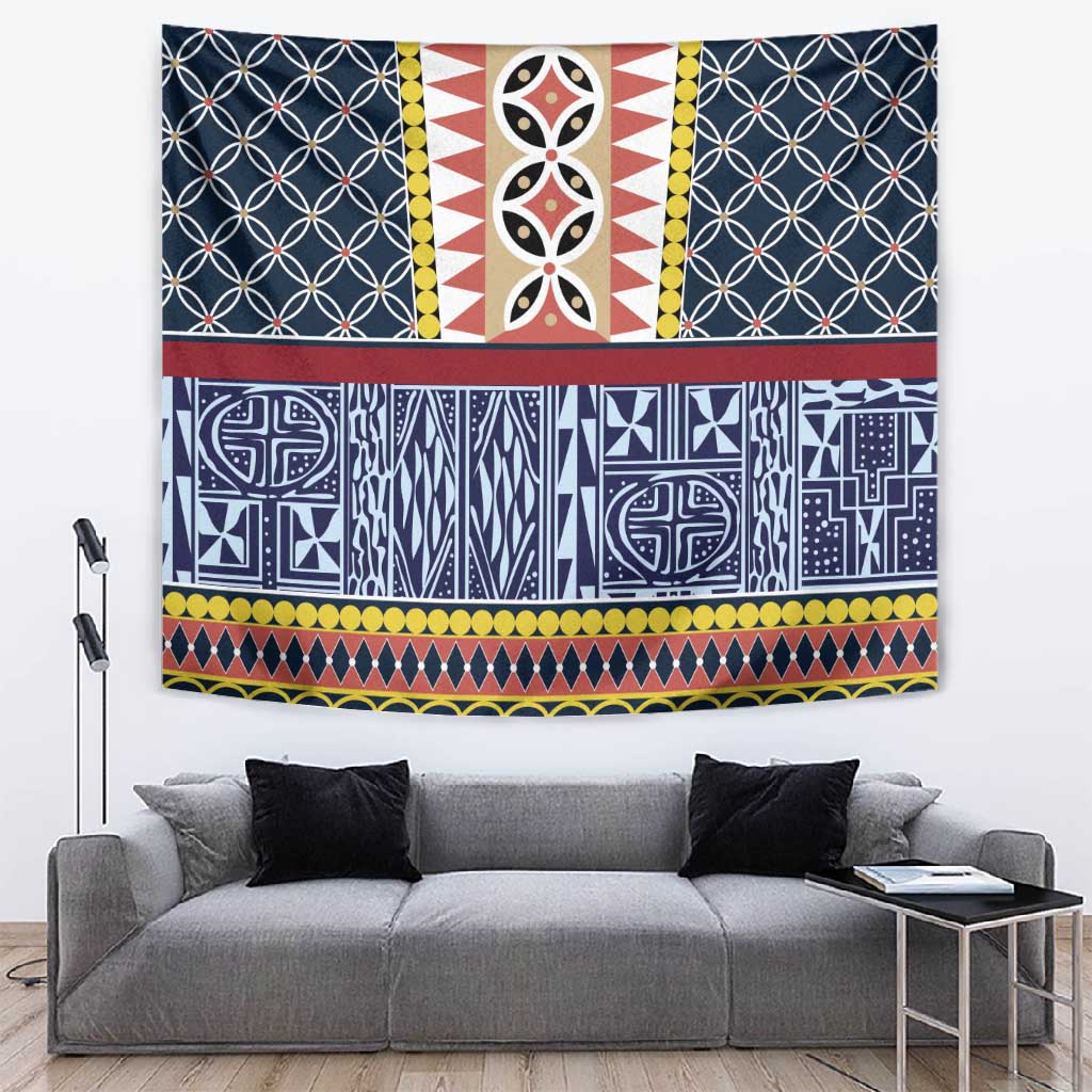 Toghu Bamenda Tapestry Cameroon Traditional Pattern