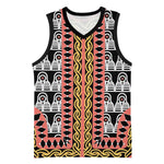 Cameroon Basketball Jersey Toghu Traditional Pattern LT15