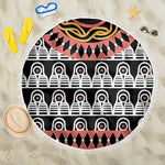Cameroon Beach Blanket Toghu Traditional Pattern